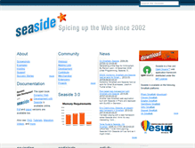 Tablet Screenshot of books.seaside.st